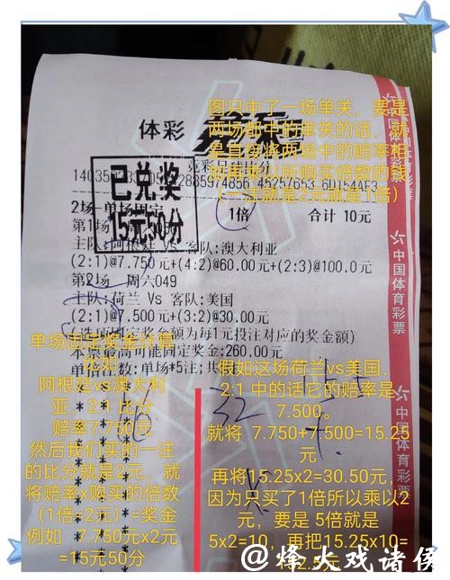 世界杯竞彩：技术流玩家的科学投注法